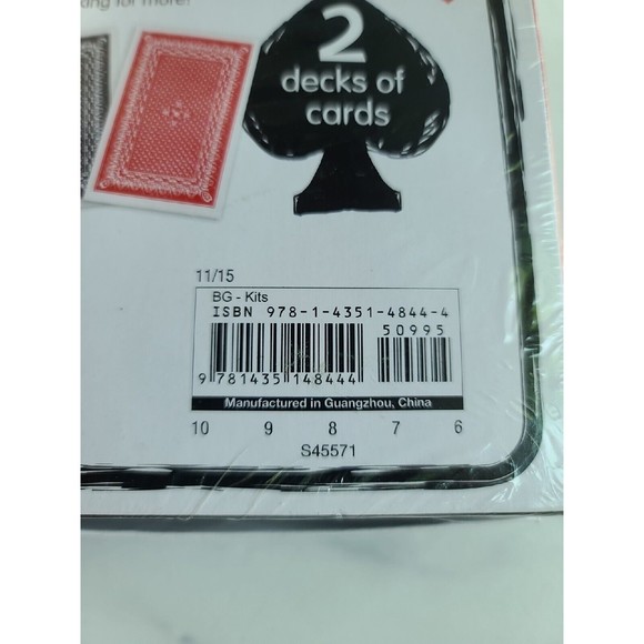 NEW-Card Tricks Kit-2 Decks-Instruction Book w/ 30 Tricks-RARE-Easy-Amaze People - Picture 6 of 11